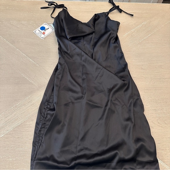 other Dresses & Skirts - Bodycon Satin  Black Sheath Cocktail Dress